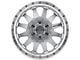 Method Race Wheels MR304 Double Standard Machined 6-Lug Wheel; 17x8.5; 0mm Offset (2024 Ranger)