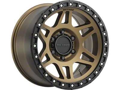 Method Race Wheels MR312 Bronze 6-Lug Wheel; 17x8.5; 0mm Offset (2024 Ranger)