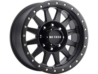 Method Race Wheels MR304 Double Standard Matte Black 8-Lug Wheel; 17x8.5; 0mm Offset (94-02 RAM 2500)