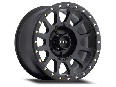 Method Race Wheels MR305 NV Matte Black 8-Lug Wheel; 17x8.5; 0mm Offset (94-02 RAM 2500)