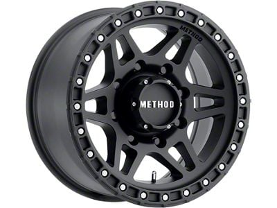 Method Race Wheels MR312 Matte Black 8-Lug Wheel; 17x8.5; 0mm Offset (94-02 RAM 2500)