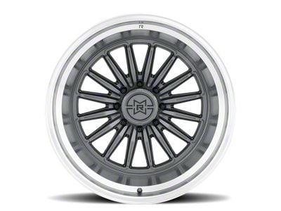 Method Race Wheels MR803 Gloss Titanium with Machined Lip 8-Lug Wheel; 20x12; -40mm Offset (94-02 RAM 3500 SRW)