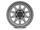 Method Race Wheels MR316 Gloss Titanium 6-Lug Wheel; 17x8.5; 0mm Offset (99-06 Silverado 1500)