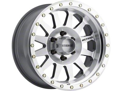 Method Race Wheels MR304 Double Standard Machined 6-Lug Wheel; 17x8.5; 0mm Offset (23-25 Canyon)