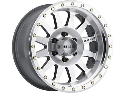 Method Race Wheels MR304 Double Standard Machined 6-Lug Wheel; 18x9; -12mm Offset (23-25 Canyon)