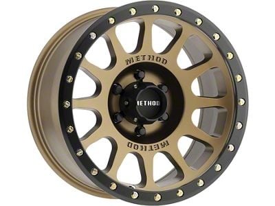 Method Race Wheels MR305 NV Bronze 6-Lug Wheel; 18x9; 18mm Offset (23-25 Canyon)