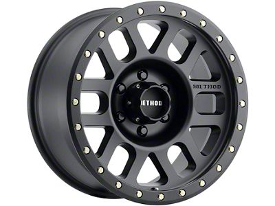 Method Race Wheels MR309 Grid Matte Black 6-Lug Wheel; 18x9; 0mm Offset (23-25 Canyon)