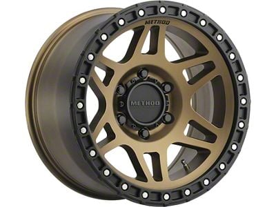 Method Race Wheels MR312 Bronze 6-Lug Wheel; 17x9; -12mm Offset (23-25 Canyon)