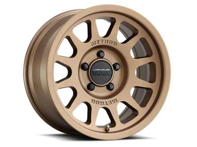 Method Race Wheels MR703 Bead Grip Bronze 6-Lug Wheel; 17x9; -12mm Offset (23-25 Canyon)