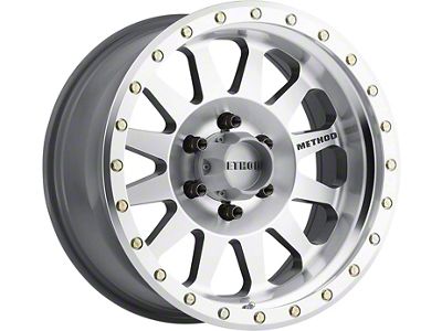 Method Race Wheels MR304 Double Standard Machined 6-Lug Wheel; 18x9; -12mm Offset (23-24 Colorado)