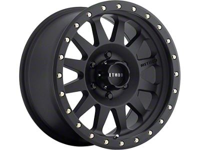 Method Race Wheels MR304 Double Standard Matte Black 6-Lug Wheel; 17x8.5; 0mm Offset (23-25 Colorado)