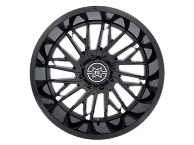 Method Race Wheels MR801 Gloss Black Milled 8-Lug Wheel; 22x12; -40mm Offset (23-25 F-250 Super Duty)