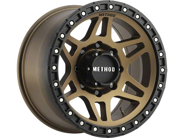 Method Race Wheels MR312 Bronze with Matte Black Lip 8-Lug Wheel; 18x9; 18mm Offset (19-24 RAM 2500)