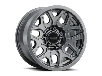 Method Race Wheels MR322 Gloss Titanium 6-Lug Wheel; 20x10; -18mm Offset (24-25 Ranger)