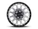 Method Race Wheels MR305 NV Machined with Matte Black Lip 8-Lug Wheel; 17x8.5; 0mm Offset (07-10 Sierra 2500 HD)