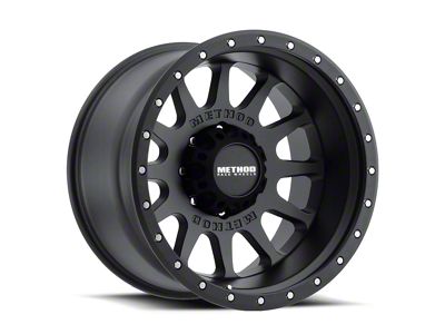 Method Race Wheels MR605 NV Matte Black 8-Lug Wheel; 20x12; -52mm Offset (17-22 F-250 Super Duty)