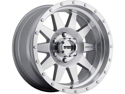 Method Race Wheels MR301 The Standard Machined 6-Lug Wheel; 17x8.5; 0mm Offset (21-24 Tahoe)