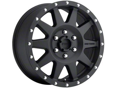 Method Race Wheels MR301 The Standard Matte Black 6-Lug Wheel; 17x8.5; 0mm Offset (21-24 Tahoe)