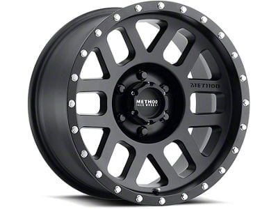 Method Race Wheels MR306 Mesh Matte Black 6-Lug Wheel; 17x8.5; 0mm Offset (21-24 Tahoe)