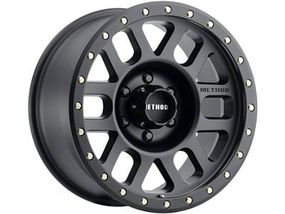 Method Race Wheels MR309 Grid Matte Black 6-Lug Wheel; 18x9; 0mm Offset (21-24 Tahoe)