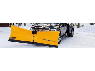 Meyer 10-Foot 6-Inch Super-V3 Stainless Steel LED Snow Plow (Universal; Some Adaptation May Be Required)