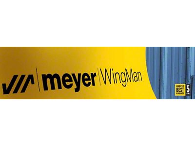 Meyer 6-Foot 8-Inch Wingman Snow Plow (Universal; Some Adaptation May Be Required)