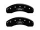 MGP Brake Caliper Covers with Ford Oval Logo; Black; Front and Rear (97-03 F-150)