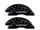 MGP Brake Caliper Covers with MOPAR Logo; Black; Front and Rear (19-24 RAM 3500 SRW)