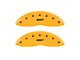 MGP Brake Caliper Covers with MGP Logo; Yellow; Front and Rear (11-18 RAM 3500 SRW)