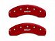 MGP Brake Caliper Covers with MGP Logo; Red; Front and Rear (06-10 RAM 1500, Excluding SRT-10)