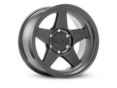 Mickey Thompson Open 5 Satin Black 5-Lug Wheel; 17x9; -12mm Offset (02-08 RAM 1500, Excluding Mega Cab)