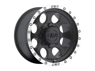 Mickey Thompson CLASSIC BAJA LOCK Matte Black 5-Lug Wheel; 17x9; -12mm Offset (94-01 RAM 1500)