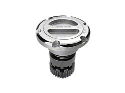 Mile Marker Premium Locking Hubs; 35-Spline; Polished (11-24 F-250 Super Duty)