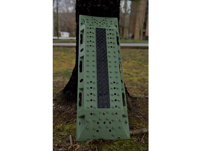 Milspec Plastics VRE-TRAK-HD Heavy Duty Traction Boards; Green