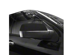 Standard Mirror Covers; Matte Black (14-18 Silverado 1500)