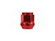 Mishimoto Red Steel Acorn Lug Nuts; M14 x 1.5; Set of 24 (15-24 F-150)