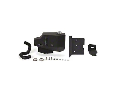 Mishimoto Aluminum Degas Tank Kit; Micro-Wrinkle Black (08-10 6.4L Powerstroke F-250 Super Duty)