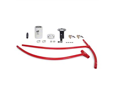 Mishimoto Coolant Filter Kit; Red (03-07 6.0L Powerstroke F-250 Super Duty)