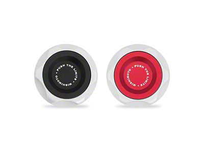 Mishimoto Oil Filler Cap; Red (99-10 6.0L/7.3L Powerstroke F-250 Super Duty)