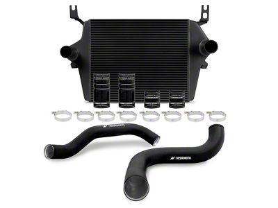 Mishimoto Performance Intercooler Kit with Black Piping; Black (99-03 7.3L Powerstroke F-250 Super Duty)