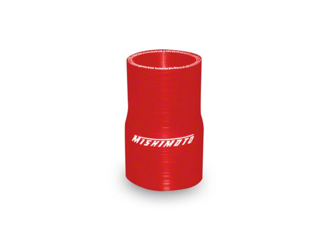 Mishimoto Silicone Transition Coupler; 2.25-Inch to 2.50-Inch; Red (Universal; Some Adaptation May Be Required)