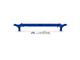 Mishimoto Upper Radiator Support Bar; Micro-Wrinkle Blue (08-10 6.4L Powerstroke F-350 Super Duty)