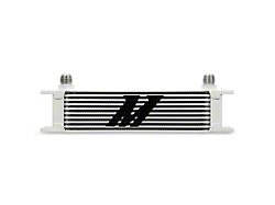 Mishimoto Universal 10-Row Oil Cooler; White (Universal; Some Adaptation May Be Required)