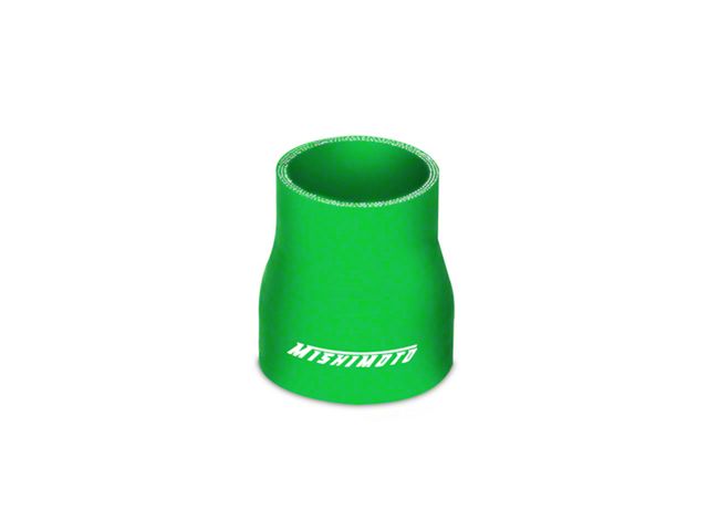 Mishimoto Silicone Transition Coupler; 2-Inch to 2.50-Inch; Green (Universal; Some Adaptation May Be Required)