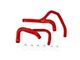 Mishimoto Silicone Radiator Hose Kit; Red (13-14 6.7L RAM 3500)