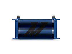 Mishimoto Universal 19-Row Oil Cooler; Blue (Universal; Some Adaptation May Be Required)