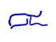 Mishimoto Silicone Radiator Hose Kit; Blue (14-18 Sierra 1500)