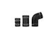 Mishimoto Factory-Fit Intercooler Boot Kit; Black (07-10 6.6L Duramax Sierra 2500 HD)