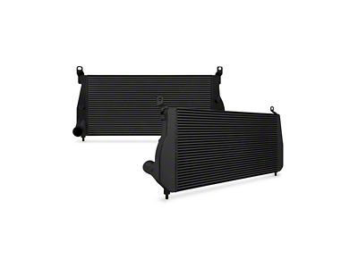 Mishimoto Performance Intercooler; Black (01-05 6.6L Duramax Sierra 2500 HD)