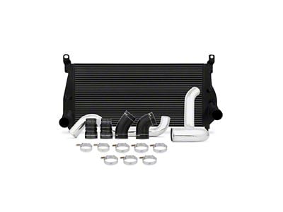 Mishimoto Performance Intercooler Kit; Black (02-Early 04 6.6L Duramax Sierra 2500 HD)